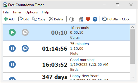 free countdown timer download